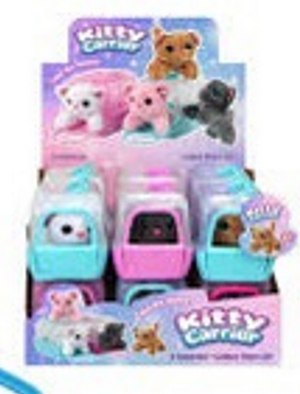 Plush Cat Carry Case - Asstd