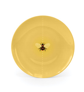 TC Bee Set/4 Biscuit Plates