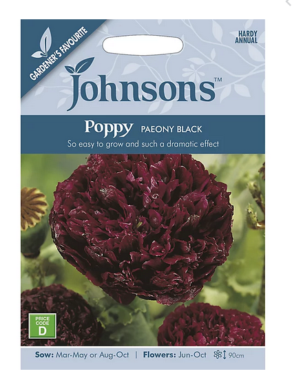 Poppy - Paeony Black