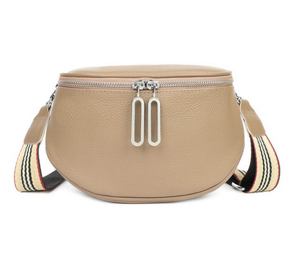 Pouch Style Shoulder Bag - Camel