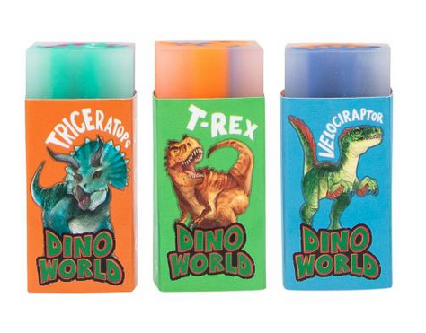 Dino World Jelly Eraser