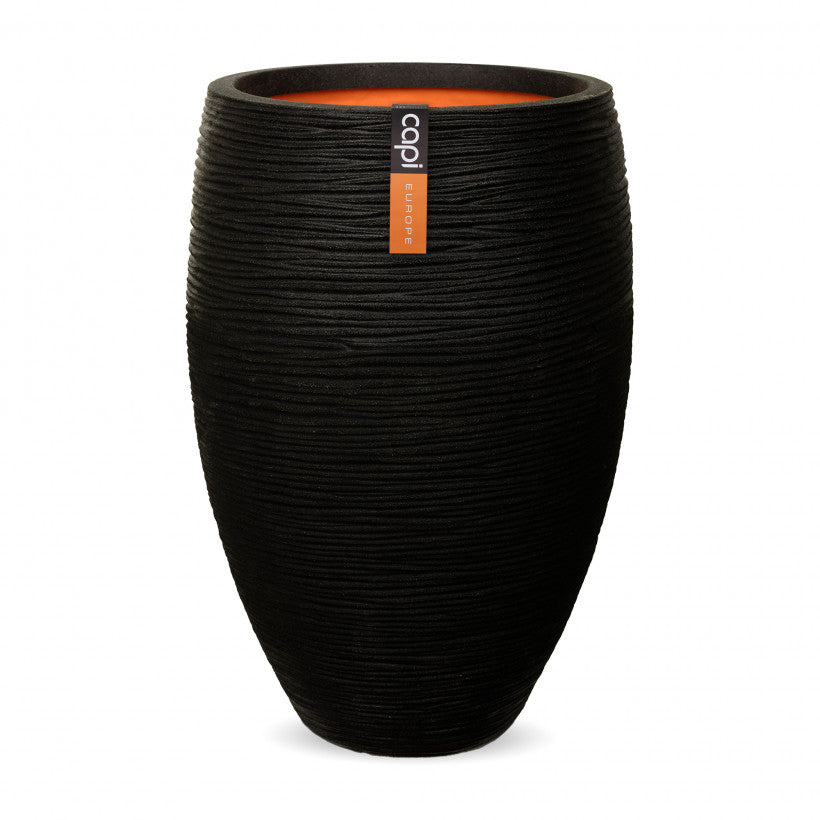 Nature Elegant Delux Planter (Black) - 40cm