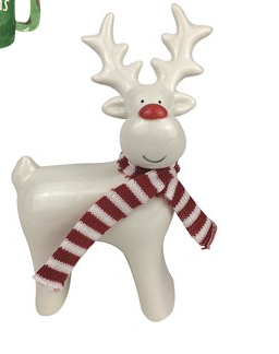 Reindeer w/Scarf 11x16cm