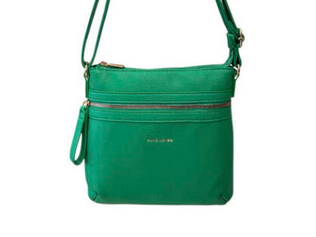 DJ Zip Top X-Body Bag - Emerald Green