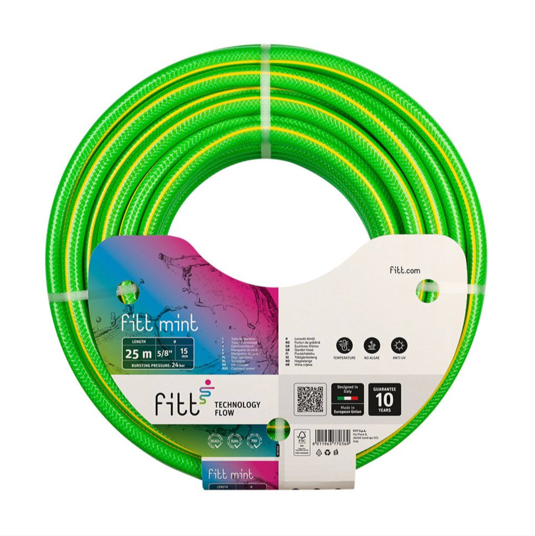 Garden Hose - Fitt Mint 25mx1/2''