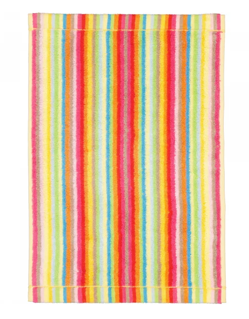 Cawo Lifestyle Stripe Guest Towel - Multi Colour