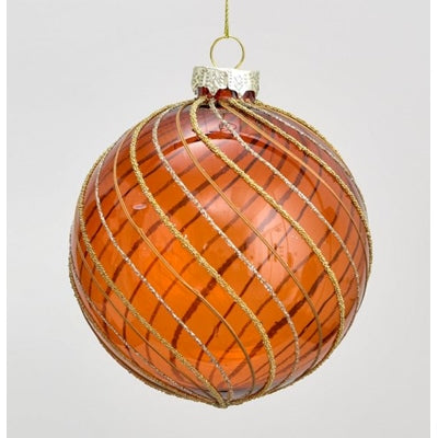 Glass Bead Pattern Ball Copper