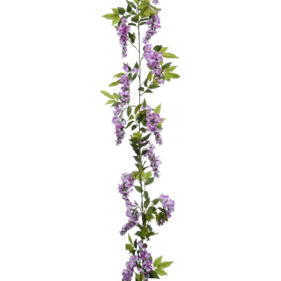 210cm Wisteria garland lavender