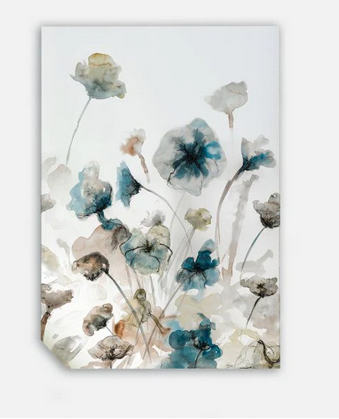 Blue Garden 50cm Print