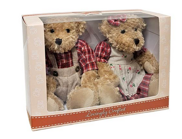 Red Bears in Gift Box