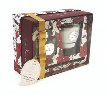 Poinsettia Candle & Diffuser - White Christmas