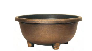 Footed Bowl 30cm - Bronze