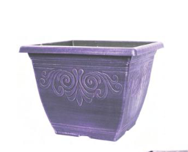 Laurel Square - 30cm Purple