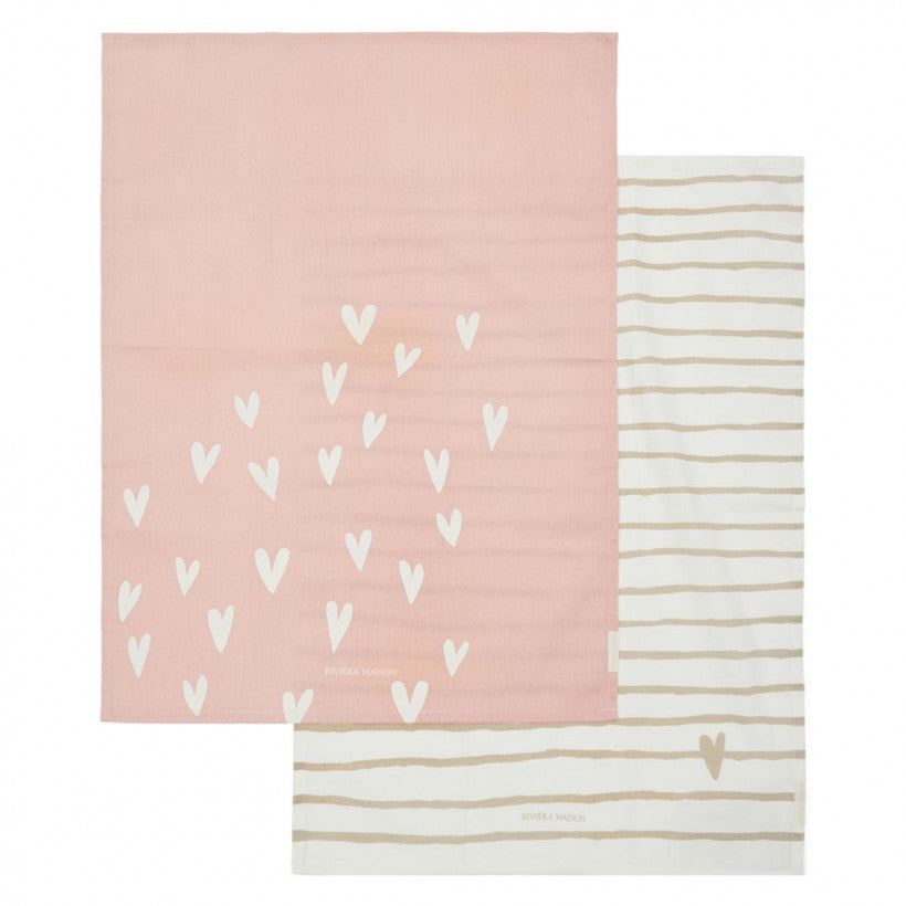Lots Of Love Kitchen Towels (2 Pack)