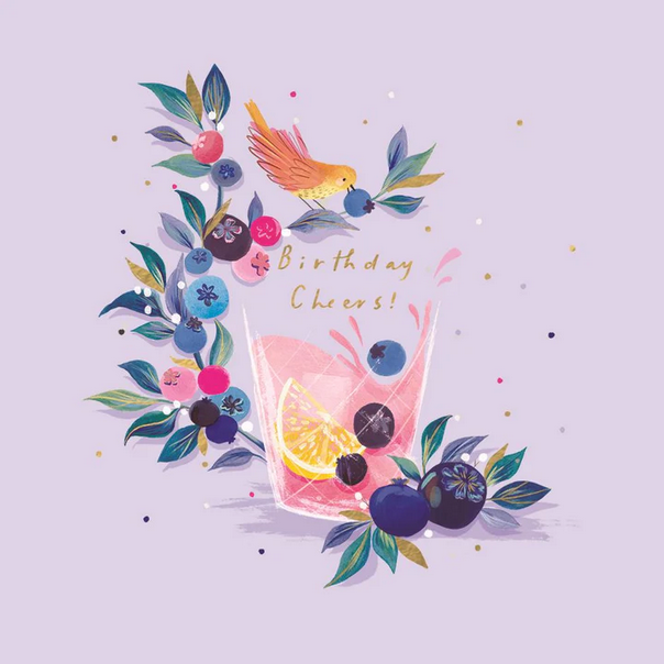 Birthday Card - Cocktail