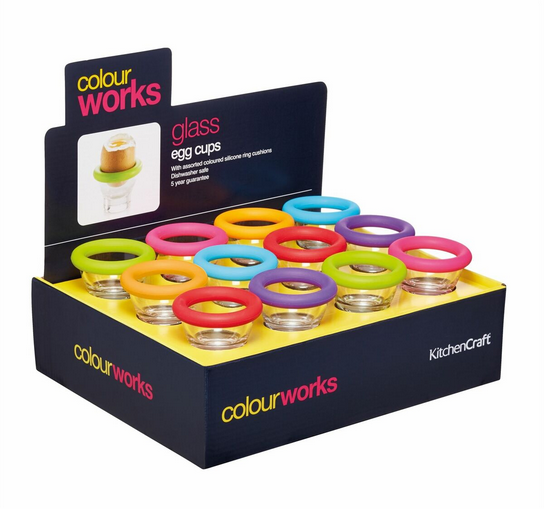 Colour Works Glass Egg Cup