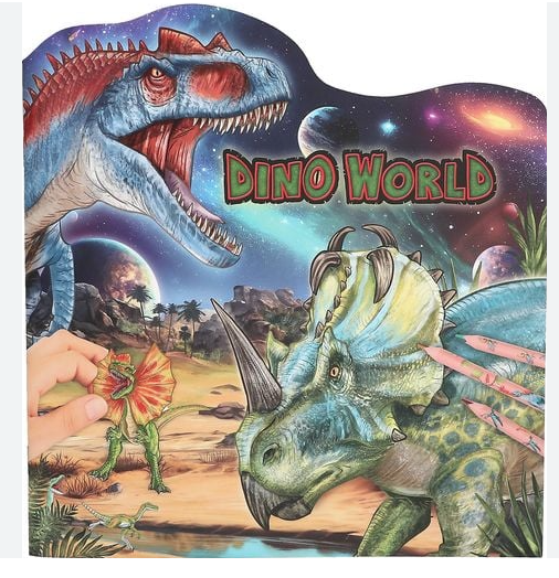 Dino World Colouring Book