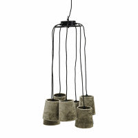 Silverstone 7 Shade Hanging Lamp gr