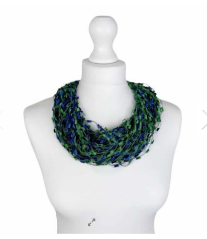 Magnetic Scarf - Elegant Blues Asstd Colours