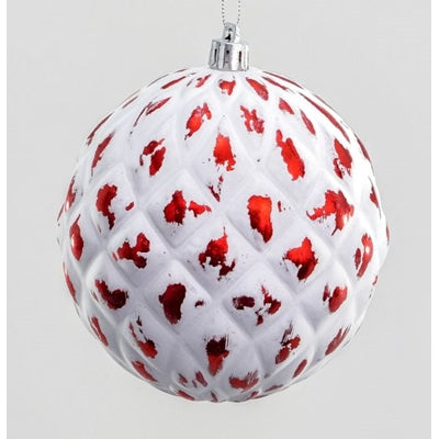 Textured Ball Decoration Red