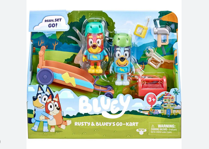 Bluey Vehicle & Figure Pack S7 - Asstd
