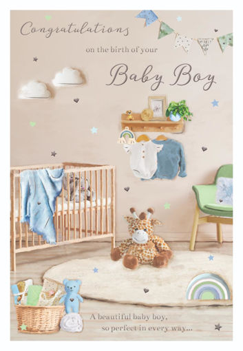 Birth Card  - Boy