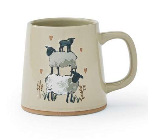 Highland Sheep - Conical Mug Beige