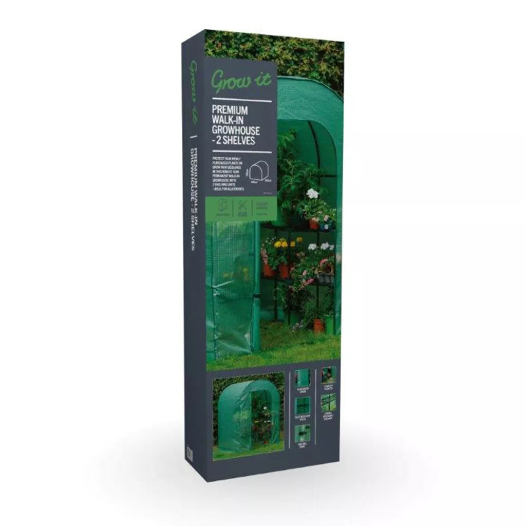 Walk in Growhouse 2 Shelf