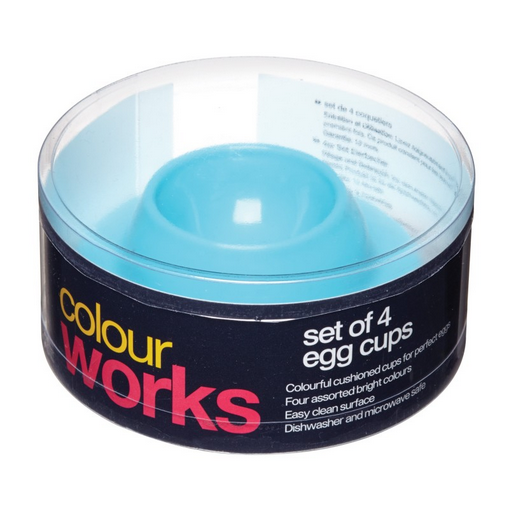 Colour Works Set/4 Silicone Egg Cups