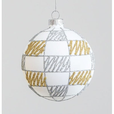 Box Pattern Ball Gold/Silver