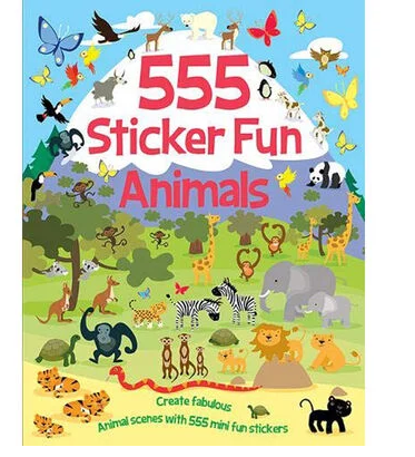 555 Sticker Fun - Animals