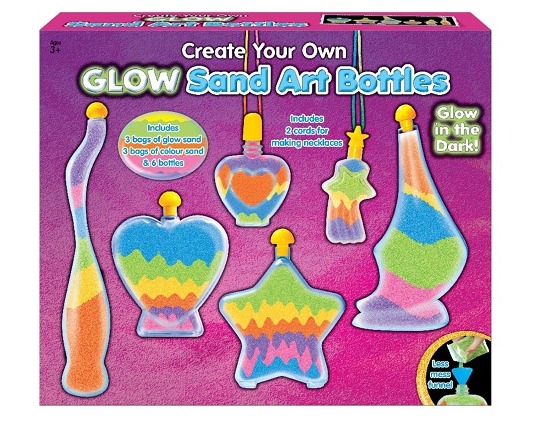 Sand & Bottle Art - Glow in The Dark
