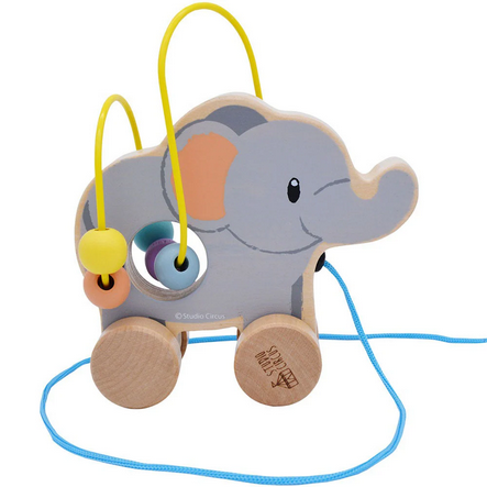 Circus Rolling Bead Elephant