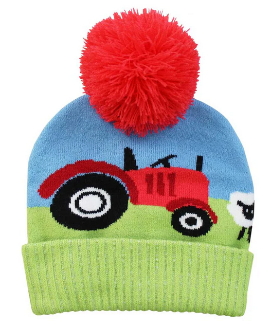 Tractor Knitted Hat