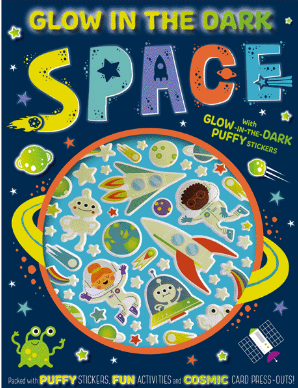 Glow in The Dark Stickers - Space