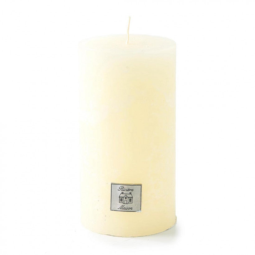 Rustic Candle basic ivory 7x13