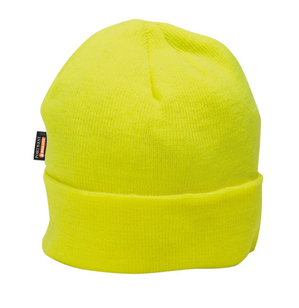Knit Insulated Cap Yellow