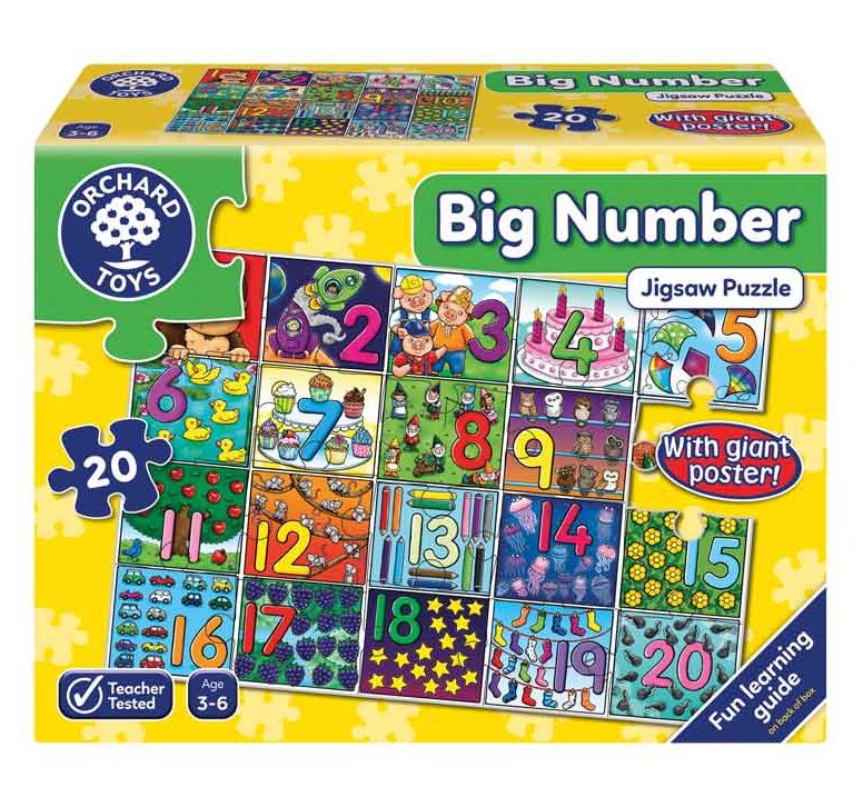 Big Number Jigsaw