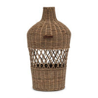 Rustic Rattan Water Bottle L