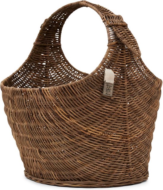 Rustic Rattan Best Magazine Basket
