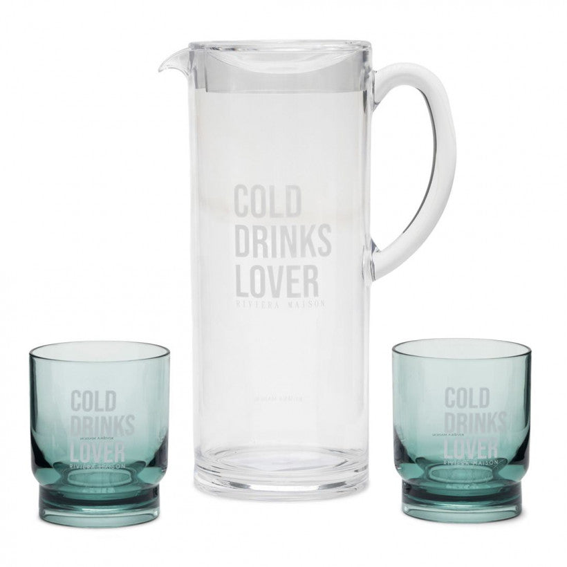 Cold Drinks Lover Jug & Glasses Set