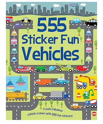 555 Sticker Fun - Vehicles