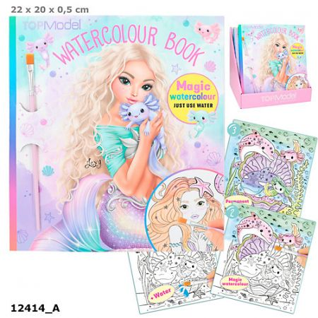 TopModel Watercolour Mermaid