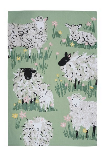 Woolly Sheep Tea-Towel