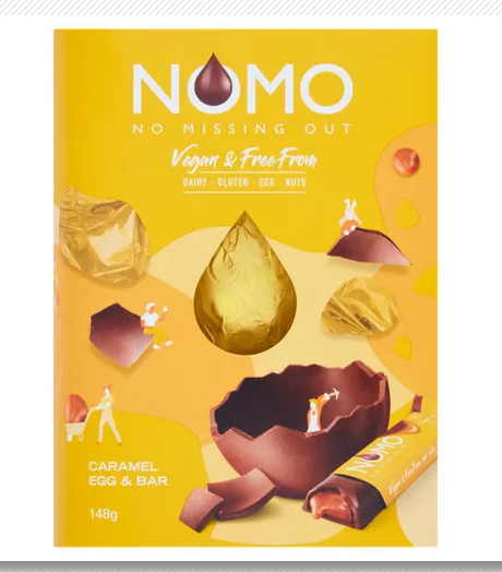 NOMO Caramel Egg & Bar 148g