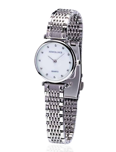 Silver Diamond Numeral Ladies Watch