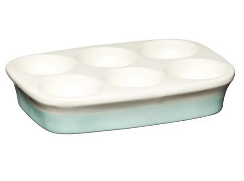 Apple Farm 6 Egg Holder Stoneware