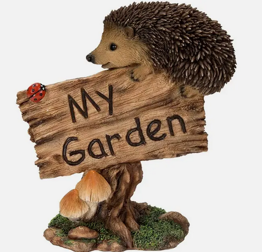 VA My Garden Sign - Hedgehog