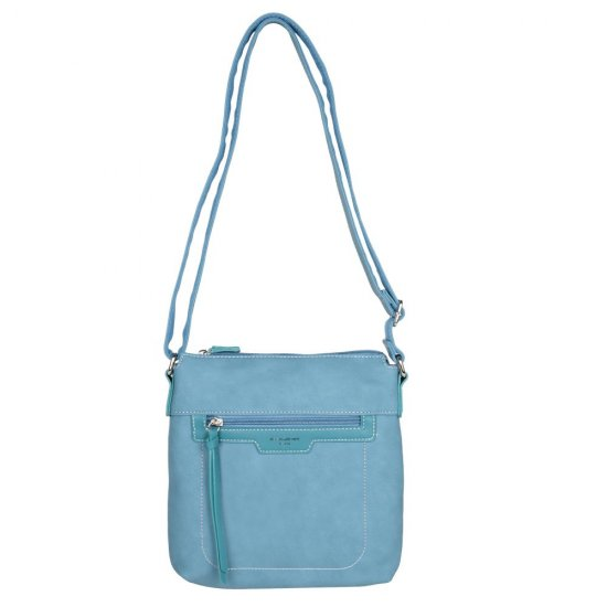 DJ Zip Top X-Body Bag - Sky Blue
