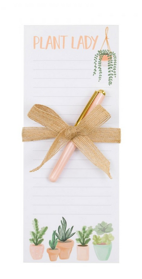 Notepad & Pen Plant Lady